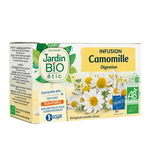 JARDIN BIO INFUSION CAMOMILLE 20 SACHET | Acheter au Maroc