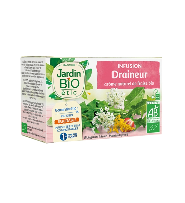 JARDIN BIO INFUSION DRAINEUR 20 SACHET | Acheter au Maroc
