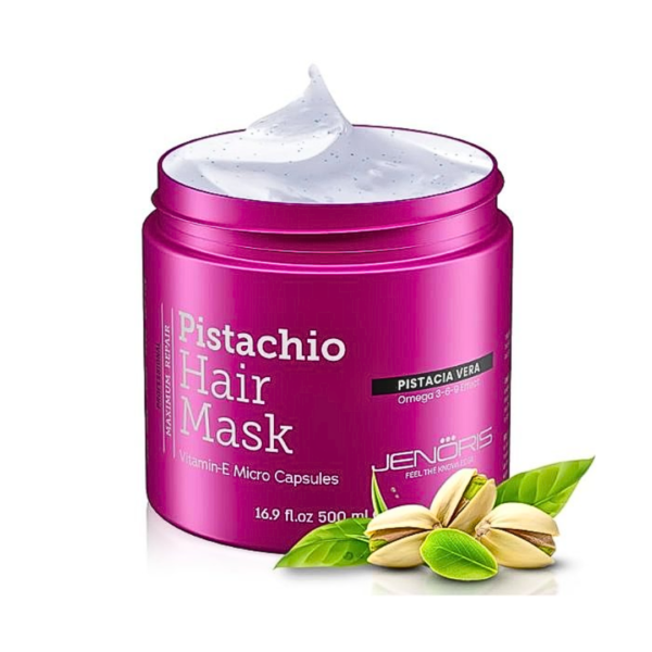 Jenoris Masque Capillaire A La Pistache 500ml | Acheter au Maroc