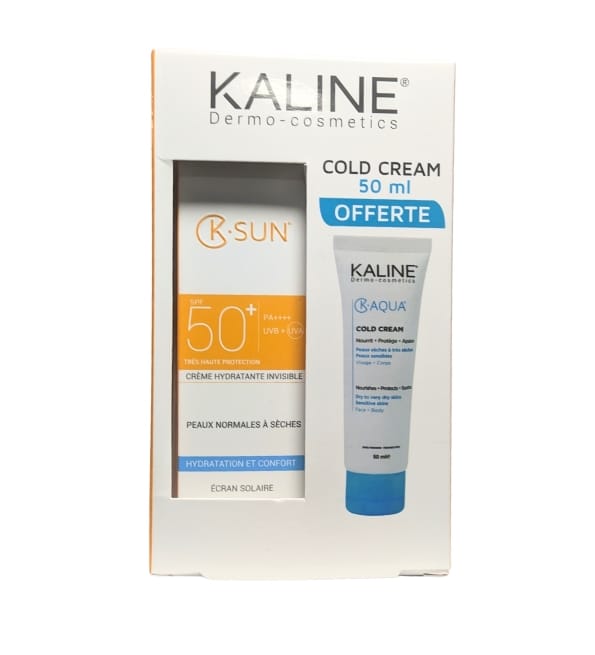 Kaline Ecran Invisible 50ml+ Cold Creme Pack | Acheter au Maroc