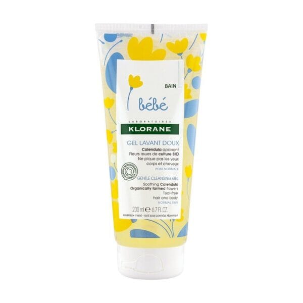 Klorane Bébé Gel Lavant Doux au Calendula – 200ml