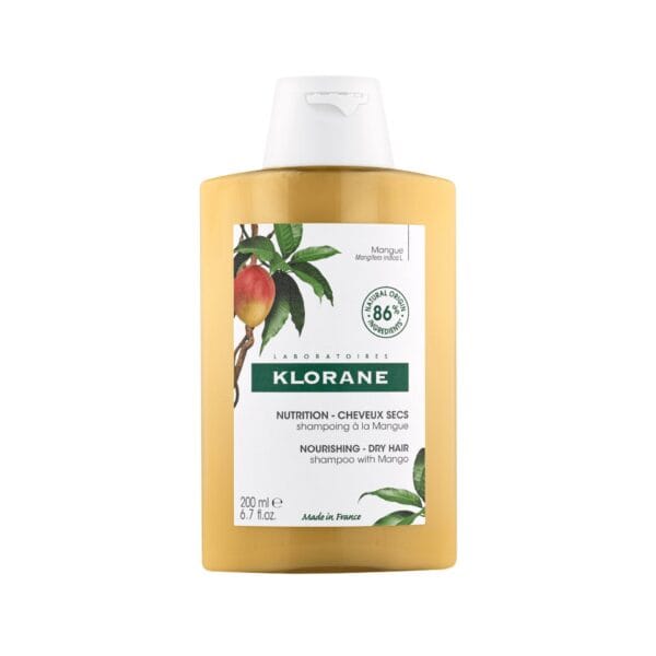 Klorane - Shampoing Nutrition à la Mangue - Cheveux secs 200 ml | Acheter au Maroc