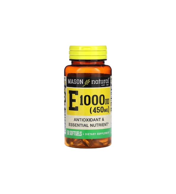 Mason natural E 1000 IU 50 Softgels | Acheter au Maroc