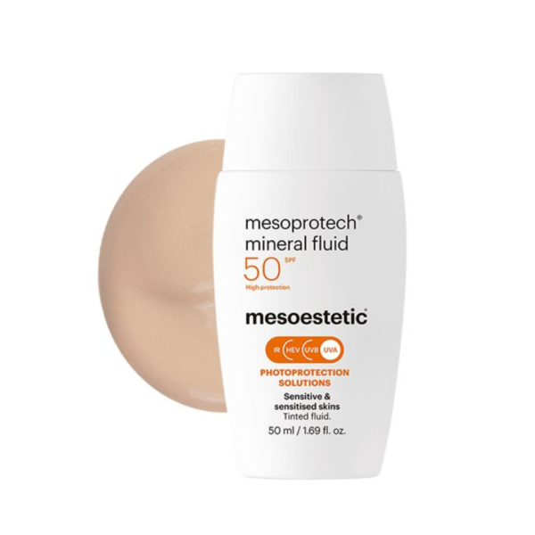 Mesoestetic Mesoprotech Mineral Fluide Spf50 50ml | Acheter au Maroc