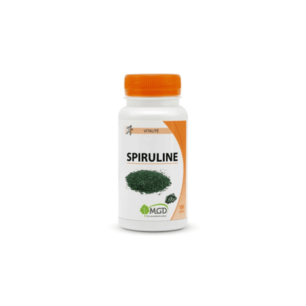 Mgd Nature Spiruline 100 Comprimés | Acheter au Maroc