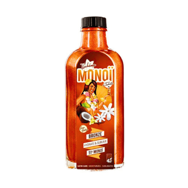 Monoi 51% Soin Satin Bronze 100ml | Acheter au Maroc
