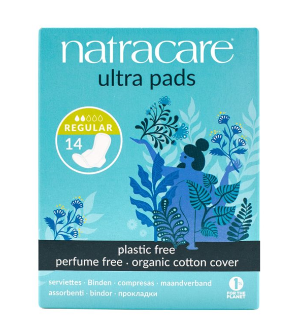 NATRACARE SERVIETTE ULTRA REGULIER + WINGS 14Unités | Acheter au Maroc