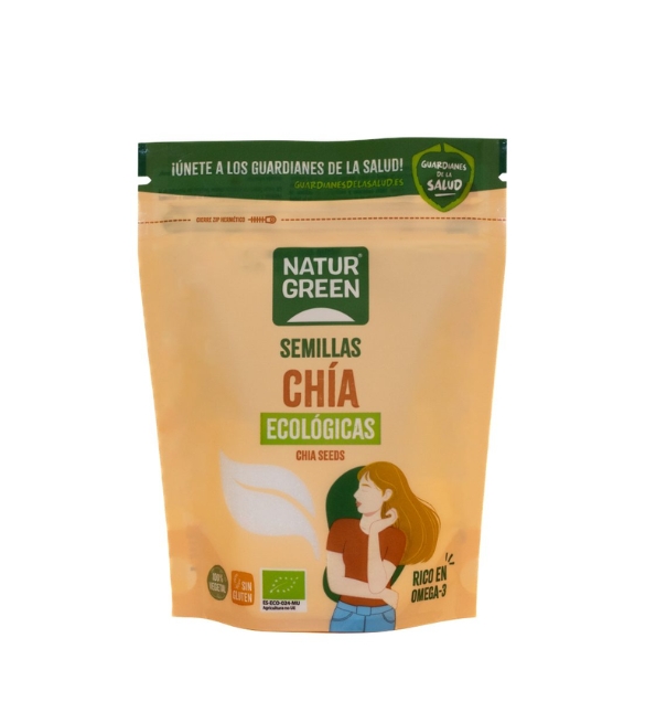 NATUR GREEN GRAINES DE CHIA 200G | Acheter au Maroc