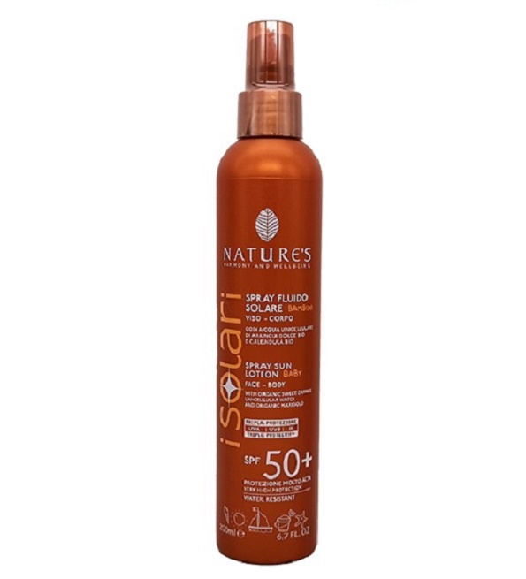 Natures Isolari Spray Fluide Solaire Baby Spf50+ 200ml | Acheter au Maroc