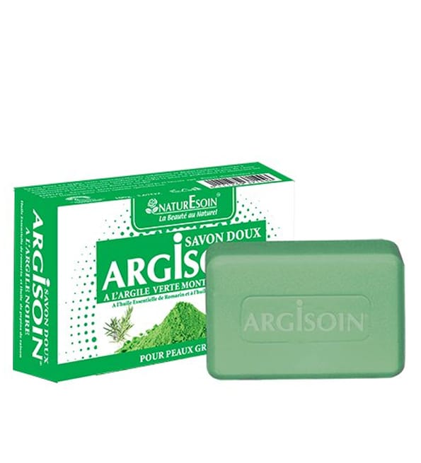 NaturEsoin Argisoin Savon à l'Argile Verte- 125 G | Acheter au Maroc