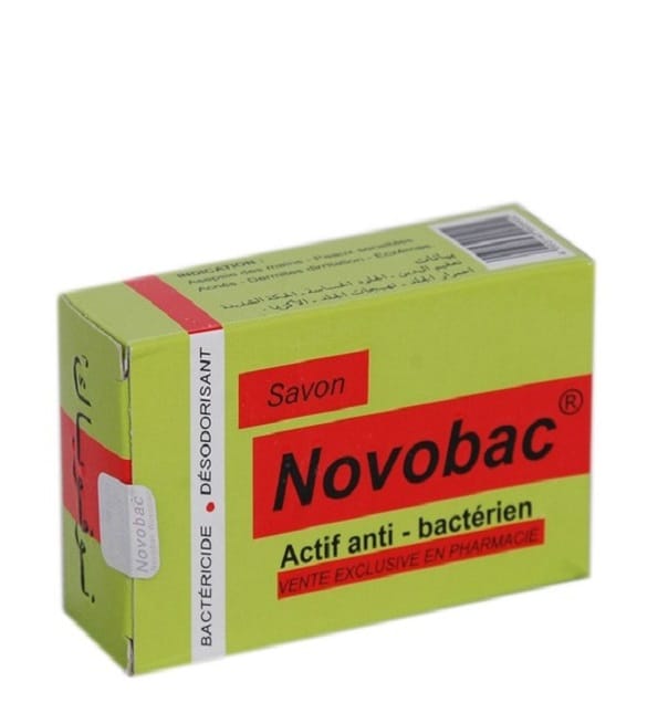 Novobac Savon Actif Anti Bactérien 100G | Acheter au Maroc