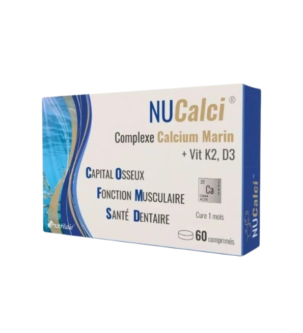 Nucalci Complexe Calcium Marin 60 Comprimes | Acheter au Maroc