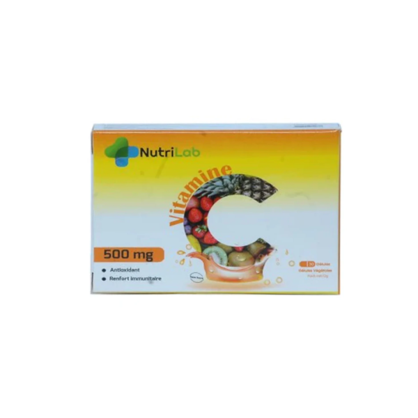Nutrilab Acerola Vitamine C 30 Gelules | Acheter au Maroc