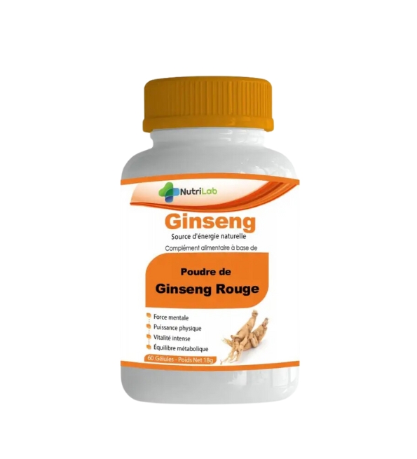 Nutrilab Ginseng 60 Gelules | Acheter au Maroc