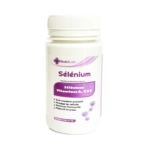 Nutrilab Selenium 60 gelules | Acheter au Maroc