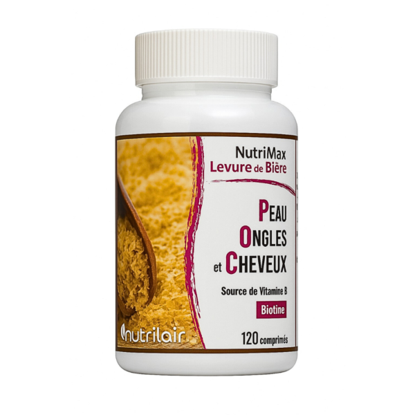 Nutrimax Levure De Biere 120 Comprime | Acheter au Maroc