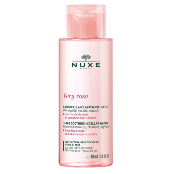 Nuxe Very Rose Eau Micellaire Apaisante 400ml | Acheter au Maroc