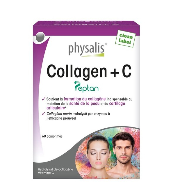 Physalis Collagen + C 60 Comprimès | Acheter au Maroc