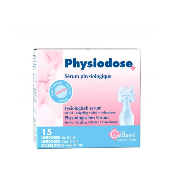 Physiodose Serum Unidos 15*5ml | Acheter au Maroc
