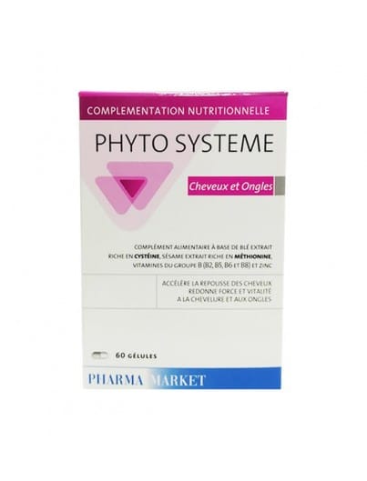 Phyto systeme Cheveux & Ongles 60gelules | Acheter au Maroc