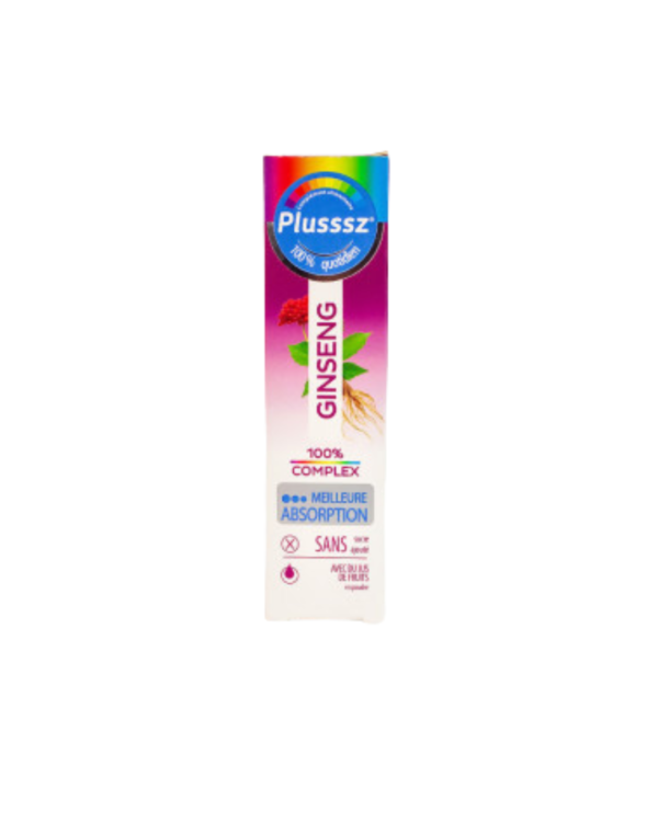 Plusssz Ginseng 20 Comprimes | Acheter au Maroc