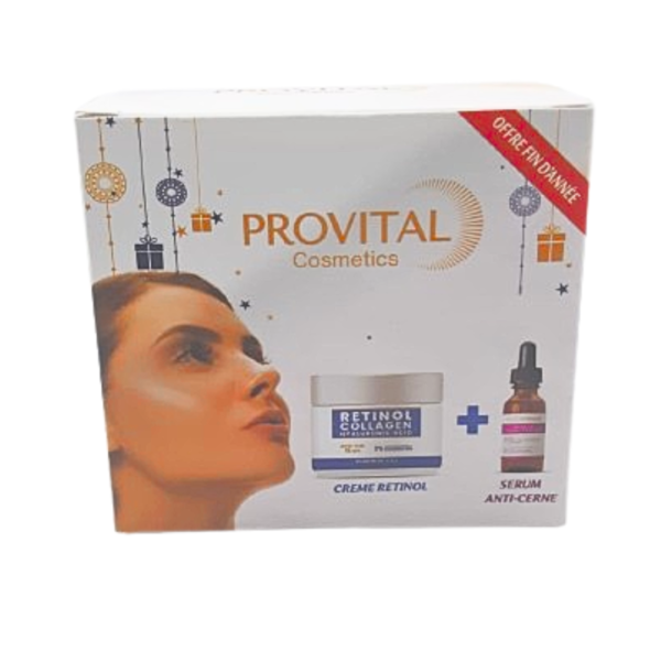 Pro vital Duo Pack Serum Au Collagene 30ml+Serum Anti-Cerne 10ml | Acheter au Maroc