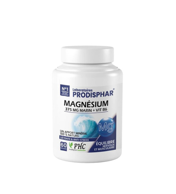 Prodisphar Magnesium Marin B6 60 Gelules | Acheter au Maroc