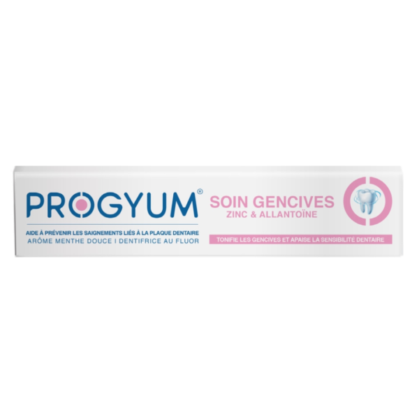Progyum Dentifrice Soin Gencives Zinc & Allantoine – 75ml | Acheter au Maroc