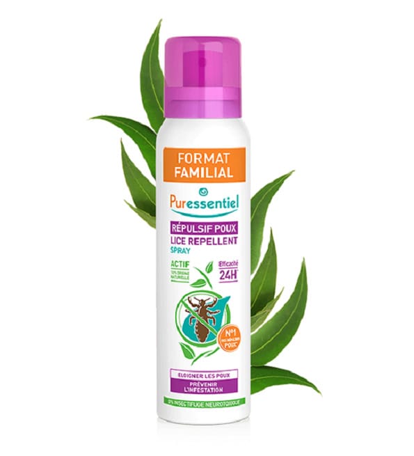 PURESSENTIEL – ANTI POUX SPRAY RÉPULSIF 24H FORMAT FAM 200ML | Acheter au Maroc