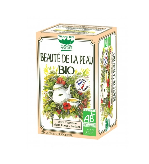 ROMON NATURE INFUSION BEAUTE DE LA PEAU 20 SACHET | Acheter au Maroc