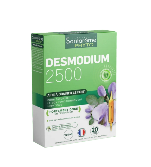 SANTAROME DESMODIUM 2500 20 AMPOULES | Acheter au Maroc