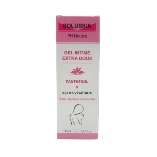 Soluskin Gel Intime Extra Doux 125ml | Acheter au Maroc