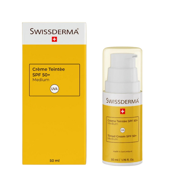 Swissderma Ecran Teinte Medium spf50+ 50ml | Acheter au Maroc