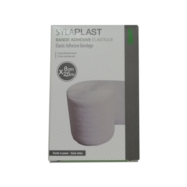 Sylaplast Bande Adhesive Elastique 8cm x 2.5cm | Acheter au Maroc