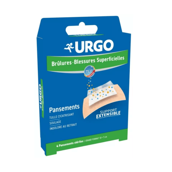 Urgo Brulure 4 Pansement 10x7cm | Acheter au Maroc