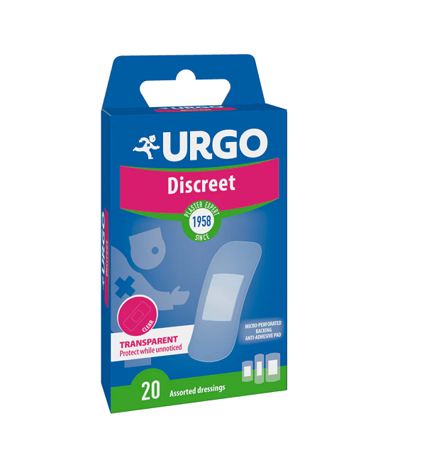 Urgo Discret Transparent 20 Pansements | Acheter au Maroc