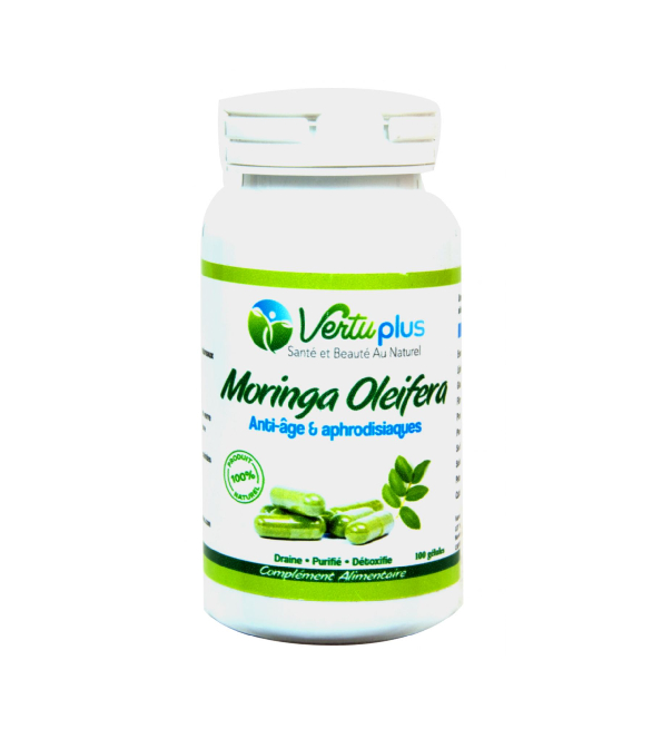 Vertu Plus Moringa Oleifera 100 Gelules | Acheter au Maroc