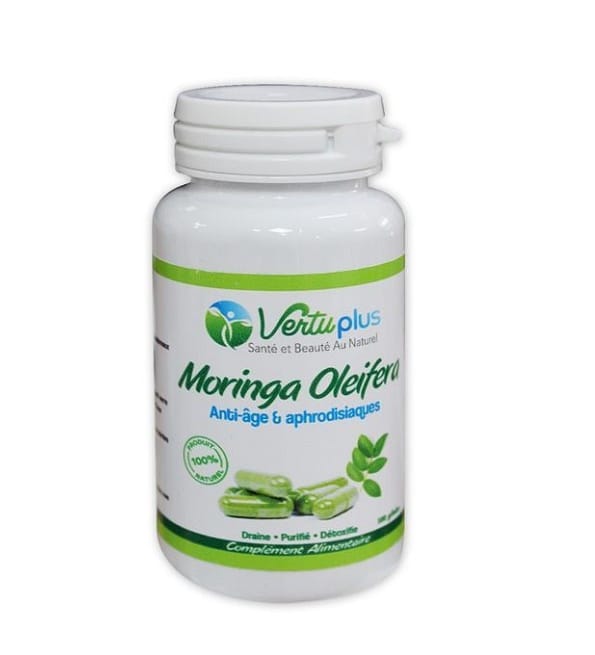 VERTU PLUS MORINGA OLEIFERA 90 Gélules | Acheter au Maroc