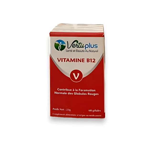Vertu plus vitamine B12 60 gelules | Acheter au Maroc