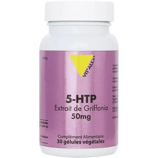 VITALL PLUS 5-HTP EXTRAIT DE GRIFFONIA 50MG | Acheter au Maroc