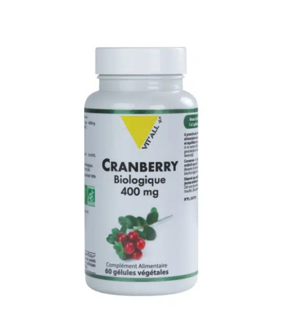 VITALL PLUS CRANBERRY 400MG 30 GELULES | Acheter au Maroc