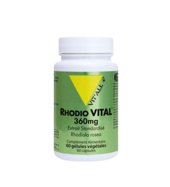 VITALL PLUS RHODIOLA 360MG 30 GELULES | Acheter au Maroc