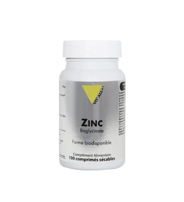 VITALL PLUS ZINC 30MG 100 COMPRIMES | Acheter au Maroc