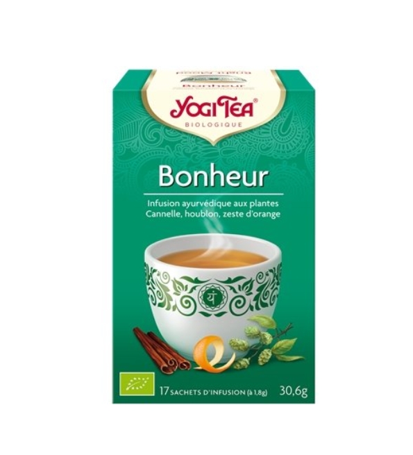 YOGI TEA BONHEUR 17 X 2G | Acheter au Maroc
