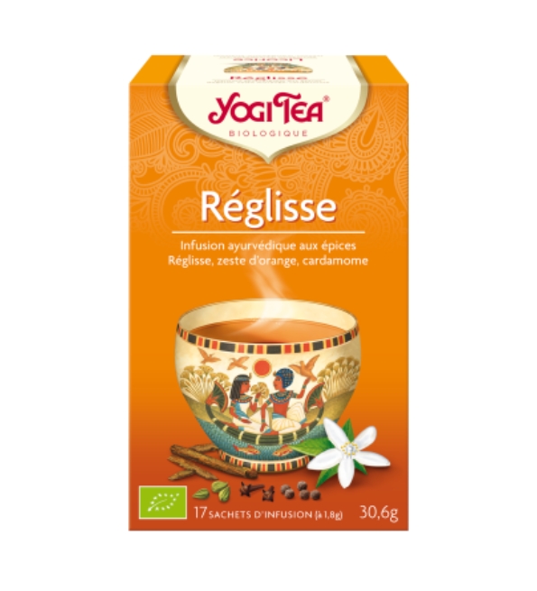 YOGI TEA REGLISSE 17 X 2G | Acheter au Maroc