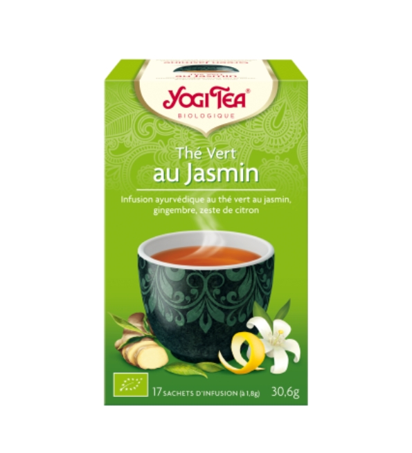 YOGI TEA THE VERT JASMIN 17 X 2G | Acheter au Maroc