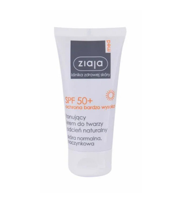 Ziaja Med Ecran solaire teinte Natuelle spf50+ 50ml | Acheter au Maroc