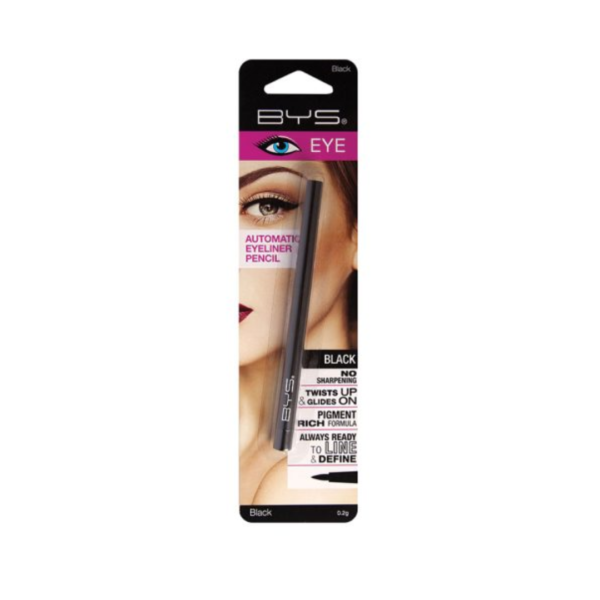 BYS Automatic Eyeliner Pencil Black | Acheter au Maroc