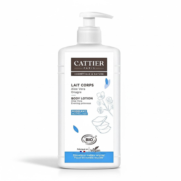 Cattier Lait Corps Huile D'onagre Parfum Aloe Vera 500ml | Acheter au Maroc