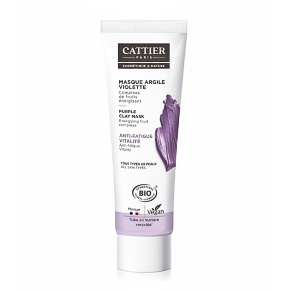 Cattier Masque Argile Violette 100ml | Acheter au Maroc